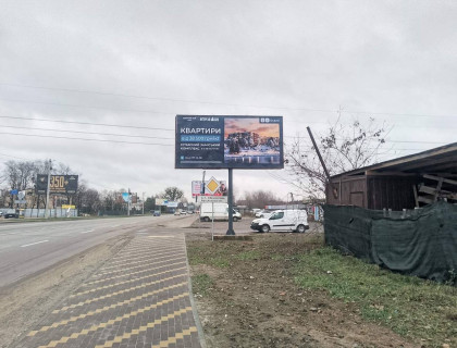Билборд A в Софиевской Борщаговке, 6х3  Ул. Соборна , перед ЖК "Софиевский Квартал" фото 1