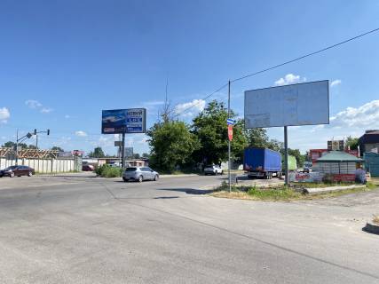 Билборд A в Вишневое, 3х6  ул. Вячеслава Чорновола , перед  Жулянским мостом на светофоре фото 1