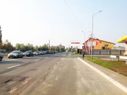 Билборд A в Вишневое, 3x6  вул.Київська, біля заправки КЛО, направлення на Боярку фото 1