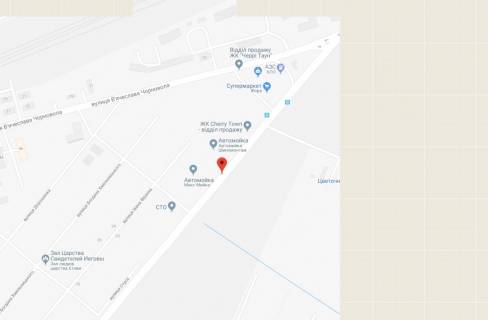 Билборд B в Вишневое, 3x6  вул.В.Стуса, біля АТБ схема