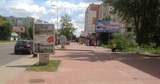 Ситилайт A в Вишневое, 1,2x1,8  вул.Європейська 20/Зелена 12, перехрестя фото 1