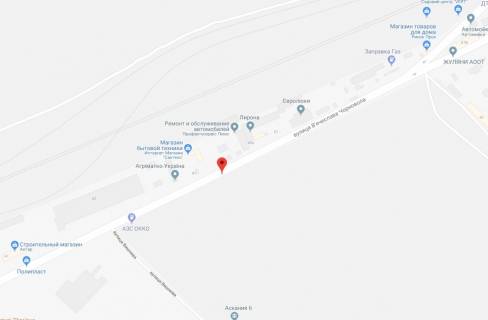 Билборд B в Вишневое, 3x6  вул.В.Чорновола схема