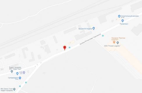 Билборд A в Вишневое, 3x6  вул.В.Чорновола, біля ЖК Авеню Парадайз схема