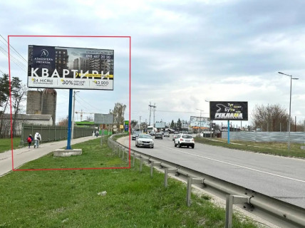 Білборд, Бігборд (Борд)  B у Софіївській Борщагівці, 3x6  вул.Соборна, біля парку Фото 1