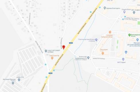 Билборд B в Софиевской Борщаговке, 3x6  вул.Київська, біля ресторану Райський яр, направлення на Київ схема