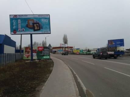 Билборд B в Софиевской Борщаговке, 3x6  вул.Київська, біля автосалону АвтоЗаз, направлення на Боярку фото 1