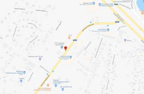 Билборд A в Софиевской Борщаговке, 3x6  вул.Київська, направлення на Боярку схема