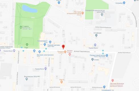 Білборд, Бігборд (Борд)  A у Вишневе, 3x6  вул.Європейська, буд.35 схема