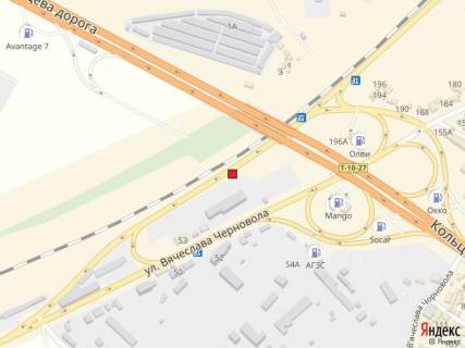 Билборд A в Вишневое, 3x6  вул.В.Чорновола, перед розвязкою на Жулянській міст схема
