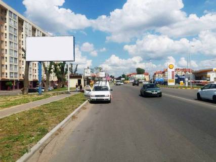 Билборд B в Софиевской Борщаговке, 3x6  вул.Соборна, біля ЖК Софія Сфера, навроти заправки Shell, направлення на Київі фото 1
