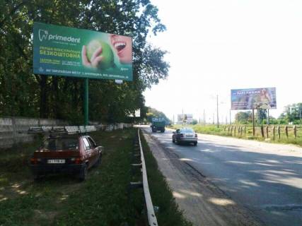 Білборд, Бігборд (Борд)  A у Вишневе, 3x6  вул.В.Чорновола, перед розвязкою на Жулянський міст Фото 1