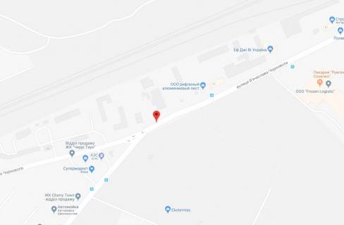 Билборд A в Вишневое, 3x6  вул.В.Чорновола, 53 біля заправки КЛО схема