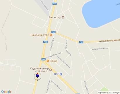 Билборд B в Вышгороде Траса "Київ-Іванків-Овруч", Р-02 км 19+300 право, біля НПЦ "Фільмотехнік", поворот на завод SANDORA, HENKEL-Україна, перед КПП "Нові Петрівці" схема