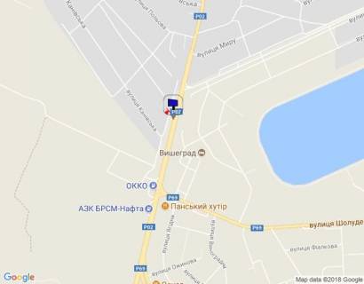 Билборд B в Новых Петровцах Траса "Київ-Іванків-Овруч", Р-02 км 20+ 500 ліво, с. Нові Петрівці,  поворот на на комплекс "Межигір'я" схема