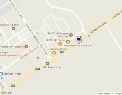 Билборд B в Софиевской Борщаговке  с. Софіївська Борщагівка, траса Р-04 "Київ-Бишів-Звенигородка", вул. Соборна (Леніна), навпроти  ЖК "Софіївський Квартал", за 50м до автобусної зупинки, за 120м до повороту на вул. Академіка Шалімова, ЖК "Барселона" та ЖК "Данія", через 120м після схема