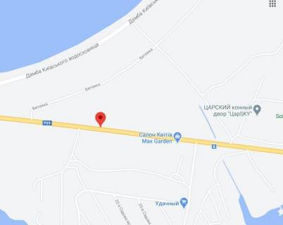 Білборд, Бігборд (Борд)  B у Осещині с. Хотянівка, траса Р-69 "Вишгород-Десна", км 3+00 лево Б, виїзд з Вишгорода в сторону Осещини-Хотяновки схема