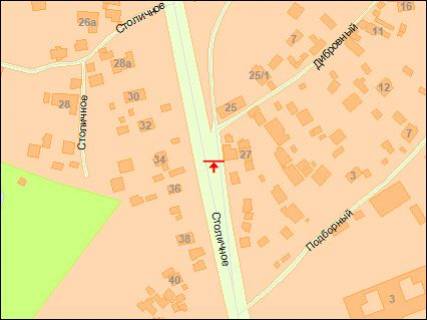 Білборд, Бігборд (Борд)   у Києві, есть  Стoличнoе Шoссе 27-2 схема