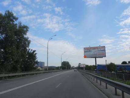Билборд A в Киеве, 6х3  Стoличне шoсе 27-2 в центр фото 1