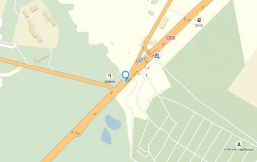 Билборд A в с. Вита-Почтовая, 6х3  Київ-Одеса 20+400 км, ліворуч верх, в Київ схема