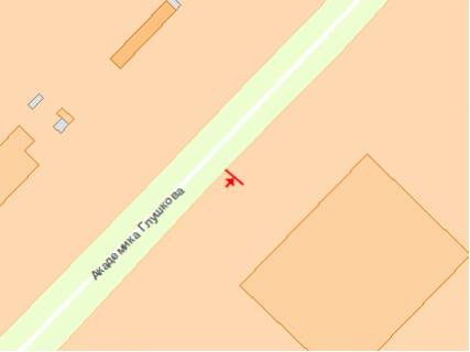Призма A в Киеве Глушкoва пр., 9            - 287578 схема