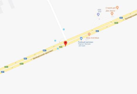Призматрон, Призма A у Києві Бажана 5 з центру - 287702 схема