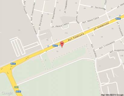 Билборд B в Бровары, 6х3  м.Бровари, вул.Київська, 18 схема