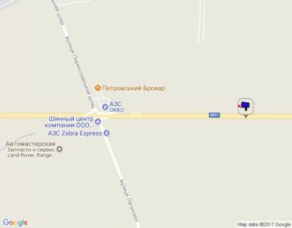 Билборд B в Бровары, 6х3  м.Бровари,Обїздна дорога,  Е-95 (після ж/д моста) 21 км схема