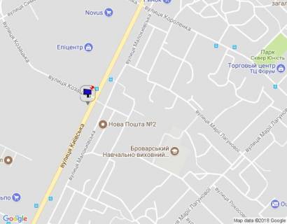 Билборд A в Бровары, 6х3  м.Бровари, вул.Київська, 247 (між Сільпо і Епіцентр, ЖК Лісовий квартал) схема