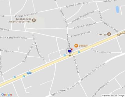 Билборд B в Бровары, 6х3  м.Бровари, вул.Київська, 90  (світлофор) схема