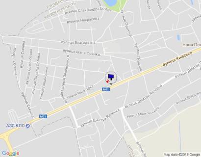 Билборд B в Бровары, 6х3  м.Бровари, вул.Київська, 59  (світлофор) схема