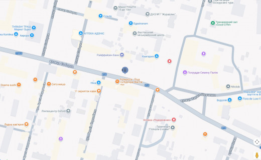 Сiтiлайт B у Фастові м.Фастів, перехрестя вул.Льва Толстого та Соборної, 18 схема