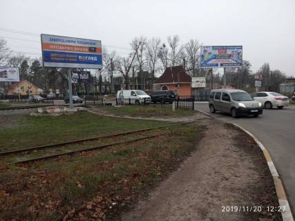 Білборд, Бігборд (Борд)  B у Ірпені, 6х3  Ірпень, залізничний переїзд Фото 1