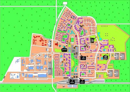 Білборд, Бігборд (Борд)  B у Славутичі, 3x6  Київська обл., м. Славутич, перехрестя просп. Дружби Народів та вул. Фестивальна, сторона B схема