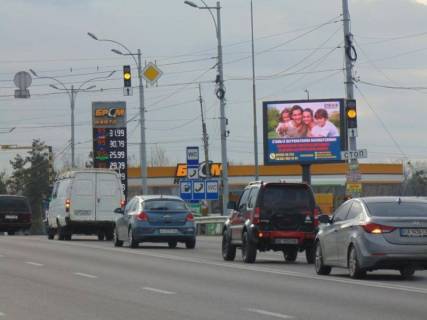 Видеоборд A в Новых Петровцах с. Нові Петрівці, зі сторони АЗС ОККО в напрямку Києва - 400762 фото 1