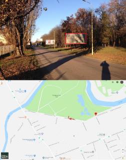 Билборд A в Ужгороде, 3х6  Словянська Набережна  (Парк розваг,  "Епіцентр","Нова Лінія", Велмарт, АЗС "ОККО", "WOG","Бром" ,готель"Ужгород"Альма, інтенсивний рух) фото 1