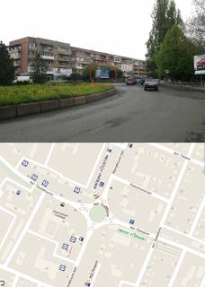 Билборд A в Ужгороде, 3х6  вул.Минайська-Грушевського ( коло, Ринок, "Сільпо",ТЦ"Осетія", кінотеатр"Доміон",Ресторани,магазини, виїзд на вул. Минайська,) фото 1