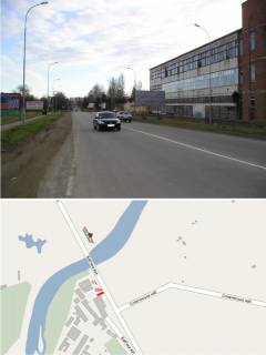 Билборд A в Ужгороде, 3х6  вул. Бабяка ( "Епіцентр","Нова Лінія","Велмарт" ТЦ "Вопак", АЗС "WOG" "ОККО" "БРОМ",АТБ, Інститут ЕІП.) фото 1