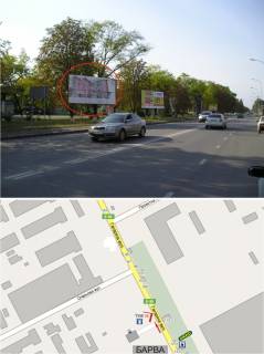 Билборд B в Ужгороде, 3х6  вул. Гагаріна (перехрестя, напроти АЗС "ТНК", АТБ напрямок в центр, головний в'їзд в місто, дорога до Вокзалу. АЗС, сервіси, ринки, МРЕО, коледж) фото 1