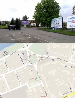 Білборд, Бігборд (Борд)  A у Ужгороді, 3х6  вул. Бабяка ( "Епіцентр", "Нова Лінія", АЗС "ОККО" "WOG" "БРОМ",АТБ, Велмарт, перехрестя, інтенсивний рух) Фото 1