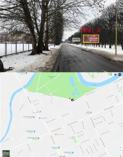 Билборд A в Ужгороде, 3х6  Словянська Набережна  ( Парк розваг,  "Епіцентр","Нова Лінія", Велмарт, ТЦ АЛЬМА АЗС "ОККО", "WOG","Бром" ,готель"Ужгород", інтенсивний рух) фото 1