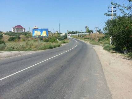 Билборд B в Каролино-Бугаз, 3x6  въезд в Каролино-Бугаз с Затоки фото 1