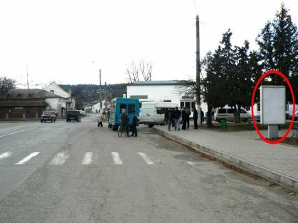 Сiтiлайт A у Делятині, 1,2x1,8  Траса Н-09 Мукачево-Львів, с.Делятин, центр, ринок, автостанція, напрямок руху на Буковель Фото 1