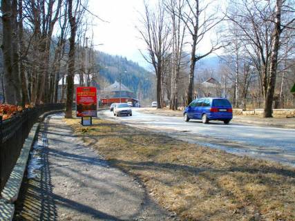Ситилайт B в Яремче, 1,2x1,8  Траса Н-09 Мукачево-Львів, Свободи, кафе Квітуча Долина, санаторій Прикарпатський, пішохідна зона до водоспаду Пробій, напрямок руху на Буковель фото 1