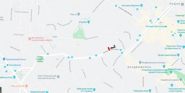 Скроллер A в Киеве, скролл 3.14*2.3  ул. Глубочицкая, 71, (ЖК "Подол Плаза") - 452923 схема