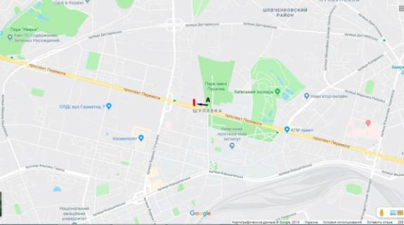 Скролер, Скрол A у Києві, скролл 3.14*2.3  просп. Берестейський (Перемоги), 41, ЖК "Crystal Park Tower" в напр. Шулявки - 557619 схема