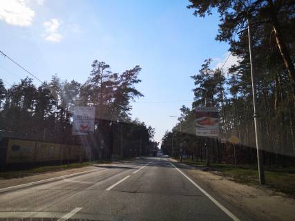Билборд B в Буче, Board 3x4м  Автодорога Київ - Ковель, вул. Шевченко, біля Ресторану "Тоскана", в напрямку  м. Буча фото 1