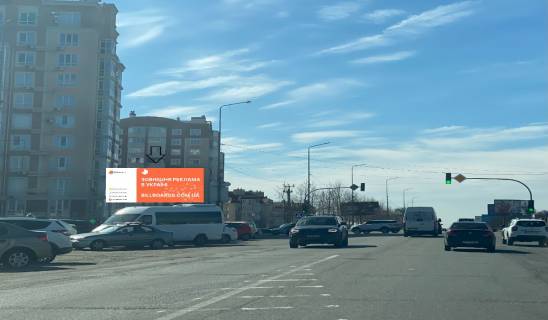 Білборд, Бігборд (Борд)  A у Вишневе, Board 3x6м  вул. В. Стуса, 17-22, поруч із ТРЦ "РarkSmall", ЖК "Агам", "Сад Камелія", "АТБ-Маркет", "UKRINSTAL", "Таунхауси від Дніпробуд",  350м до  розв'язки  в з вул. В. Чорновола, в бік м Києва Фото 1