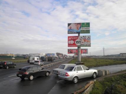 Білборд, Бігборд (Борд)  A у Києві, Board 3x6м  ул. Б.Окружная /  напрот. маг.PRAKTIKER-Novus- напр. на Одеську пл. (нижний) Фото 1