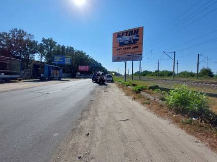 Билборд A в Вишневое, Board 6x6м (3х6м)  Жилянський міст / вул. Нова/ Кільцева дорога, в бік  м. Вишневе, з м. Київ схема