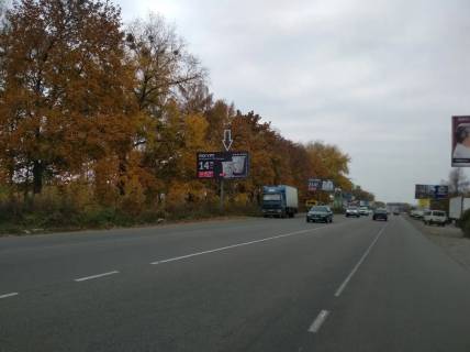 Билборд B в Вишневое, Board 3x6м  вул. В. Чорновола, навпроти, 49а,  Меблева фабрика "Лирона", Магазин "Сантехо" (Лена), в бік м Вишневе фото 1